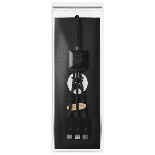 Câble de charge 5-en-1 SCX.design C45 en rPET avec transfert de données – Image 3