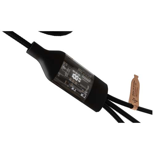 Câble de charge rapide 5-en-1 100 W/5 A avec affichage numérique SCX.design C50 – Image 4