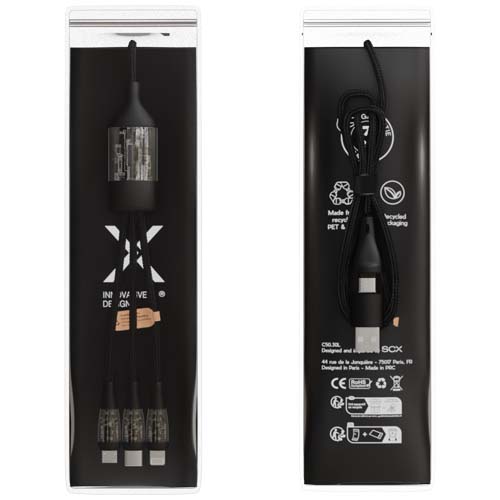 Câble de charge rapide 5-en-1 100 W/5 A avec affichage numérique SCX.design C50 – Image 7