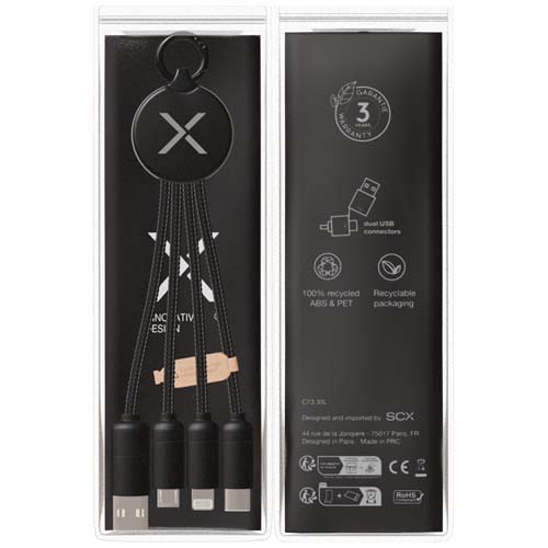 Câble de charge 5-en-1 SCX.design C14 de 20 W – Image 6