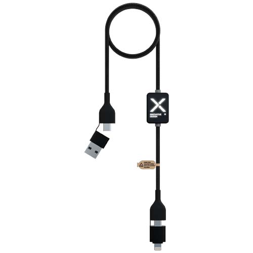 Câble de charge 60 W avec interrupteur et logo lumineux SCX.design C32
