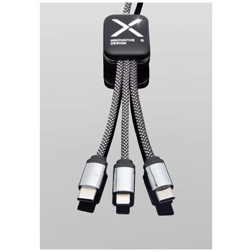Câble de charge Type-C 60 W avec double logo lumineux SCX.design C33 – Image 4