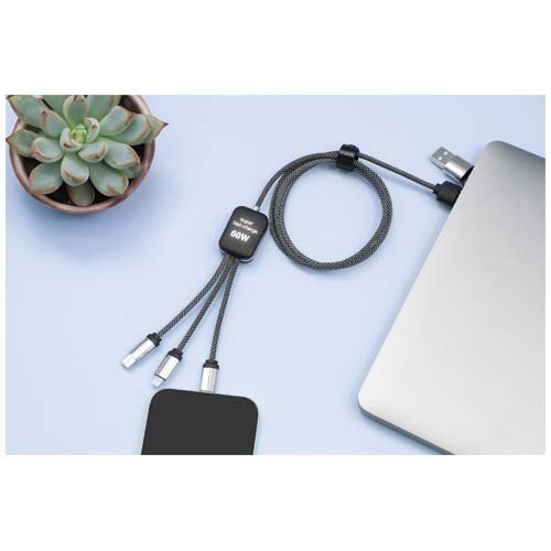Câble de charge Type-C 60 W avec double logo lumineux SCX.design C33 – Image 8