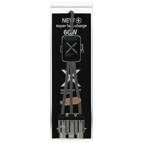Câble de charge Type-C 60 W avec double logo lumineux SCX.design C33 – Image 10