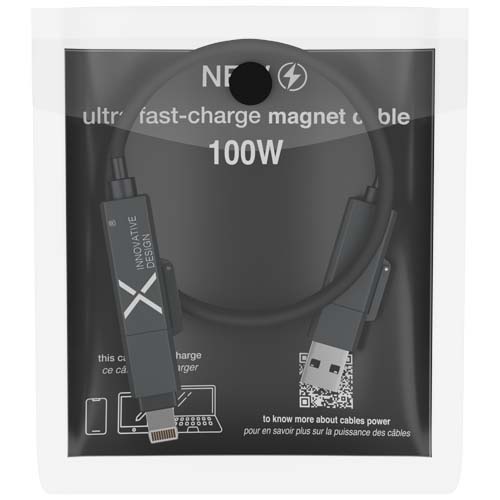 Câble de charge magnétique en silicone 100 W SCX.design C59 – Image 9