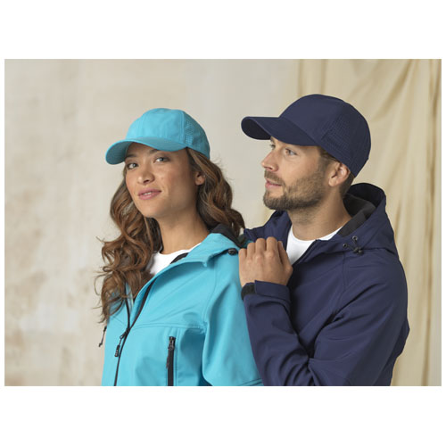 Casquette 6 panneaux de 110 g/m² Mica GRS recyclée ajustée – Image 5