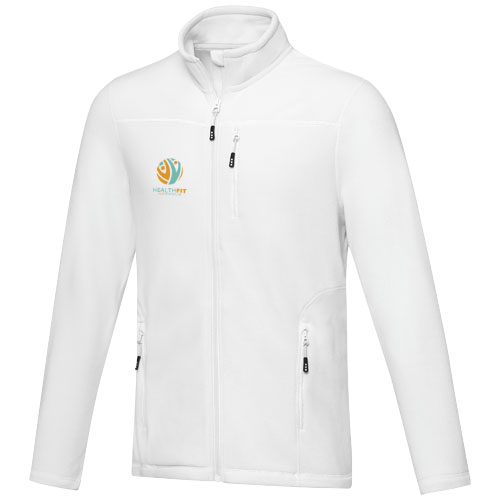 Veste Amber pour homme en polaire recyclée GRS entièrement zippée – Image 4