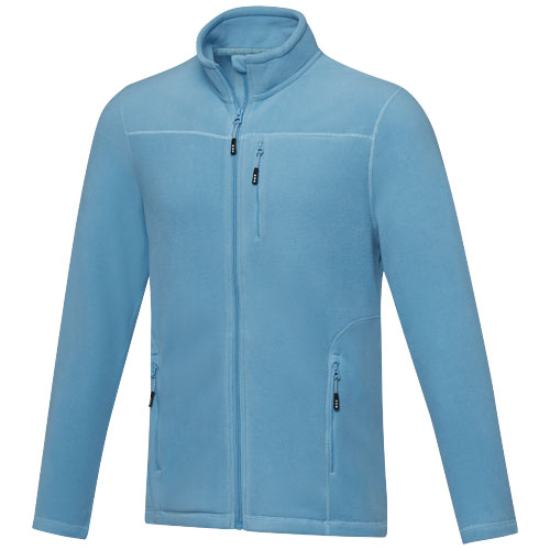 Veste Amber pour homme en polaire recyclée GRS entièrement zippée – Image 7