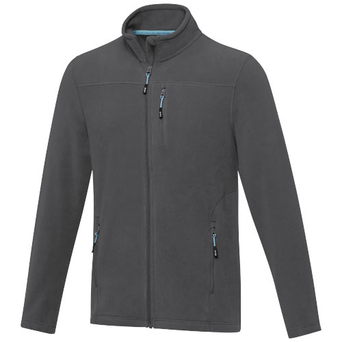 Veste Amber pour homme en polaire recyclée GRS entièrement zippée – Image 9