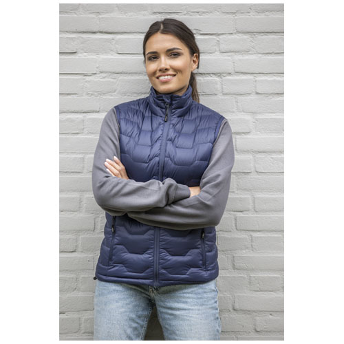 Bodywarmer duvet isotherme Petalite recyclé certifié GRS pour femme – Image 10