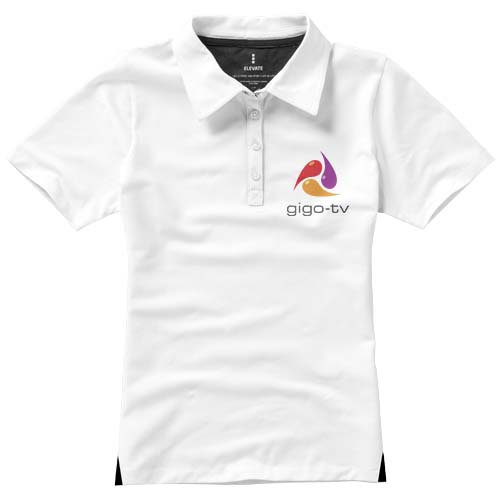 Polo stretch manches courtes femme de 200 g/m² Makham – Image 3