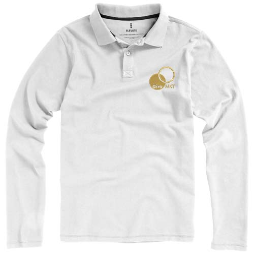 Polo manches longues homme de 180 g/m² Calgary – Image 4