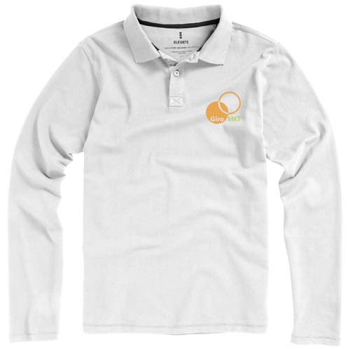 Polo manches longues homme de 180 g/m² Calgary – Image 3