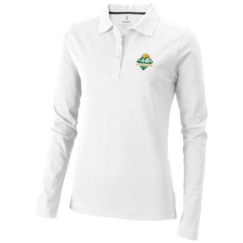 Polo manches longues femme de 180 g/m² Calgary – Image 5