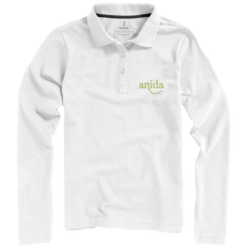 Polo manches longues femme de 180 g/m² Calgary – Image 4