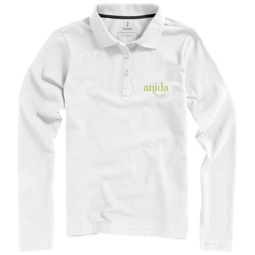 Polo manches longues femme de 180 g/m² Calgary – Image 3