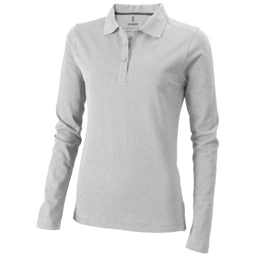 Polo manches longues femme de 180 g/m² Calgary – Image 15