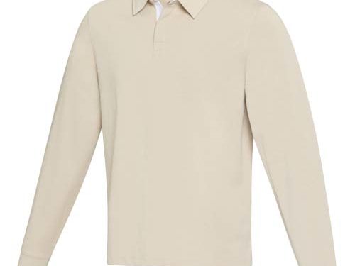 Sweatshirt de rugbyen coton organique Clyde unisexe