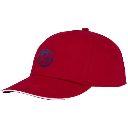 Casquette sandwich 5 panneaux de 175 g/m² Styx – Image 4