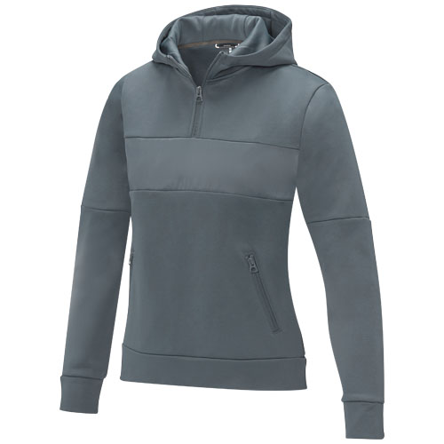 Sweat à capuche anorak à demi zip Sayan pour femme – Image 8
