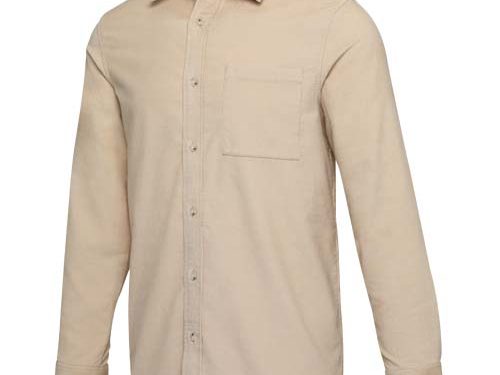 Chemise unisexe en velours côtelé de 252 g/m² Alum