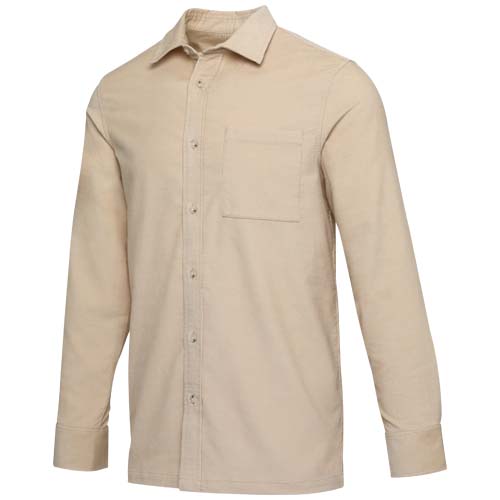 Chemise unisexe en velours côtelé de 252 g/m² Alum