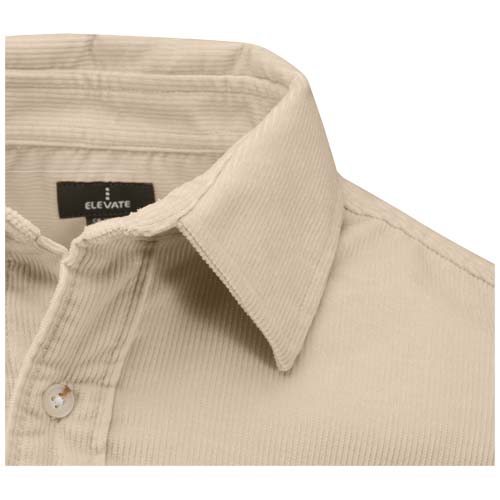 Chemise unisexe en velours côtelé de 252 g/m² Alum – Image 5