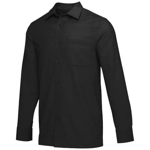 Chemise unisexe en velours côtelé de 252 g/m² Alum – Image 6