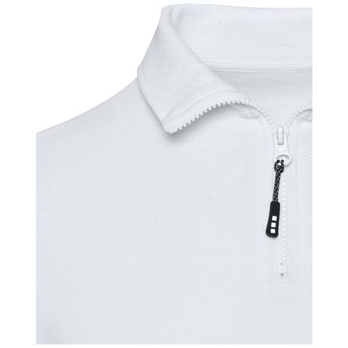 Polo unisexe de 245 g/m² Apollo à manches longues et demi fermeture éclair – Image 5