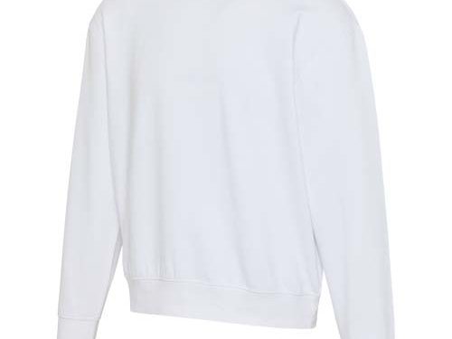 Pull unisexe OCS en coton bio oversize à col rond Boris de 280 g/m2