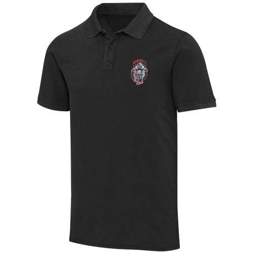 Polo délavé pour homme Calgary de 200 g/m2 – Image 4