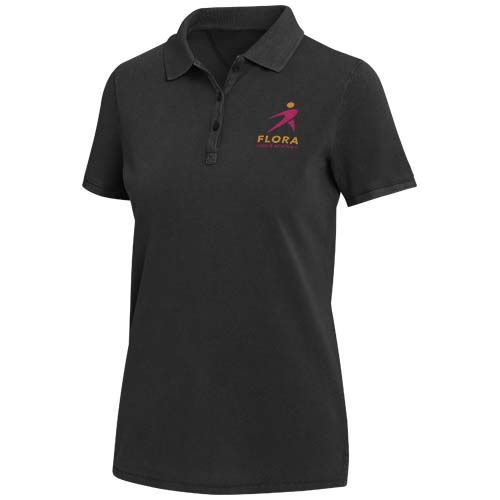 Polo délavé pour femme Calgary de 200 g/m2 – Image 4