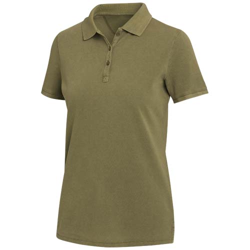Polo délavé pour femme Calgary de 200 g/m2 – Image 6