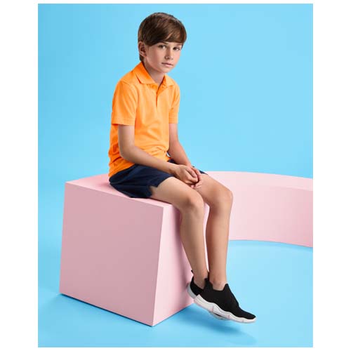 Polo de sport de 150 g/m² Monzha à manches courtes pour enfant – Image 4