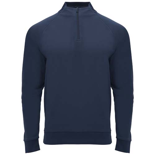 Sweatshirt de 200 g/m² Epiro à manches longues avec fermeture demi- zip pour enfant – Image 6