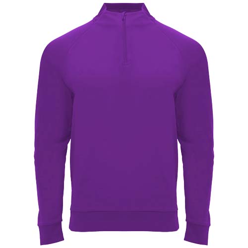 Sweatshirt de 200 g/m² Epiro à manches longues avec fermeture demi- zip pour enfant – Image 7