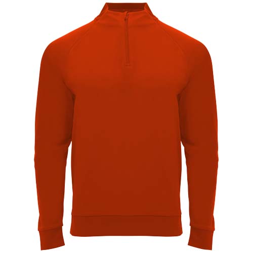 Sweatshirt de 200 g/m² Epiro à manches longues avec fermeture demi- zip pour enfant – Image 9