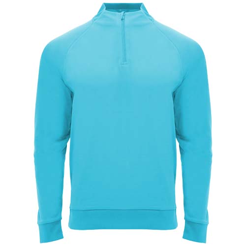 Sweatshirt de 200 g/m² Epiro à manches longues avec fermeture demi- zip pour enfant – Image 15