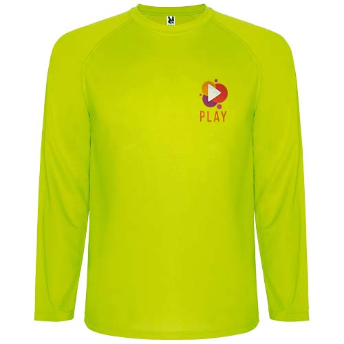 T-shirt de sport de 150 g/m² Montecarlo à manches longues pour hommes – Image 3