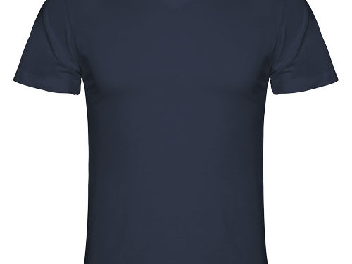 T-shirt de 155 g/m² Samoyedo à col en V et manches courtes pour homme