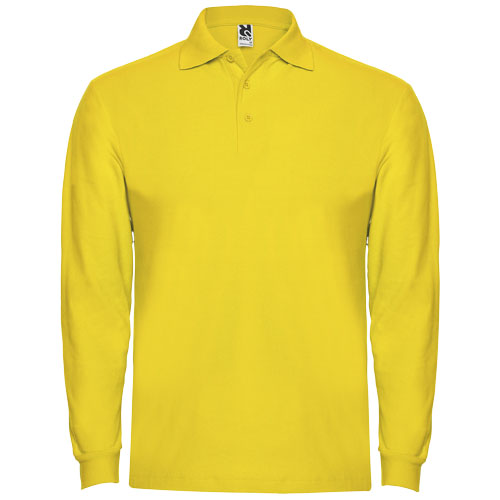 Polo de 220 g/m² Estrella à manches longues pour homme