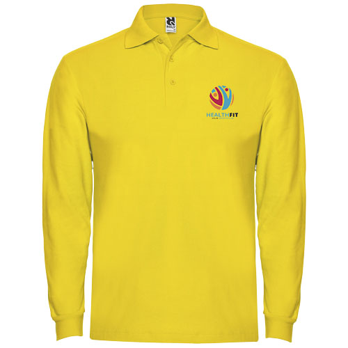 Polo de 220 g/m² Estrella à manches longues pour homme – Image 3