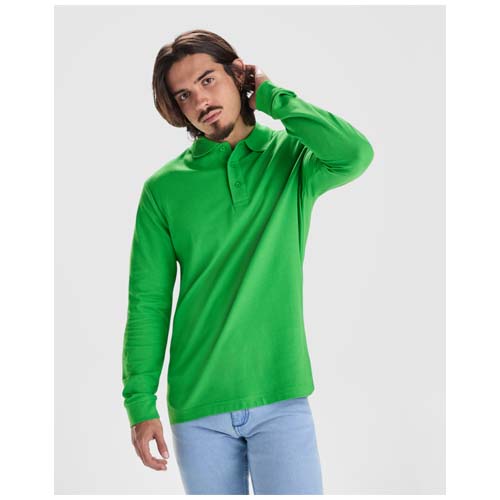 Polo de 220 g/m² Estrella à manches longues pour homme – Image 4