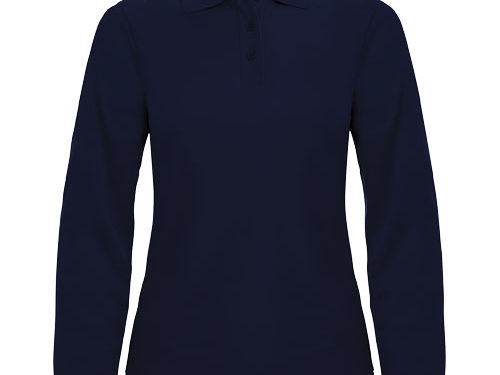 Polo de 220 g/m² Estrella à manches longues pour femme