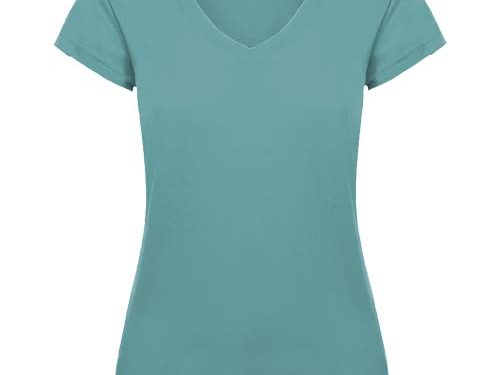 T-shirt de 155 g/m² Victoria à col en V et manches courtes pour femme