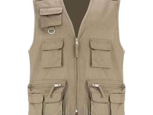 Gilet de travail multi-poches à col en V Venera de 200 g/m2